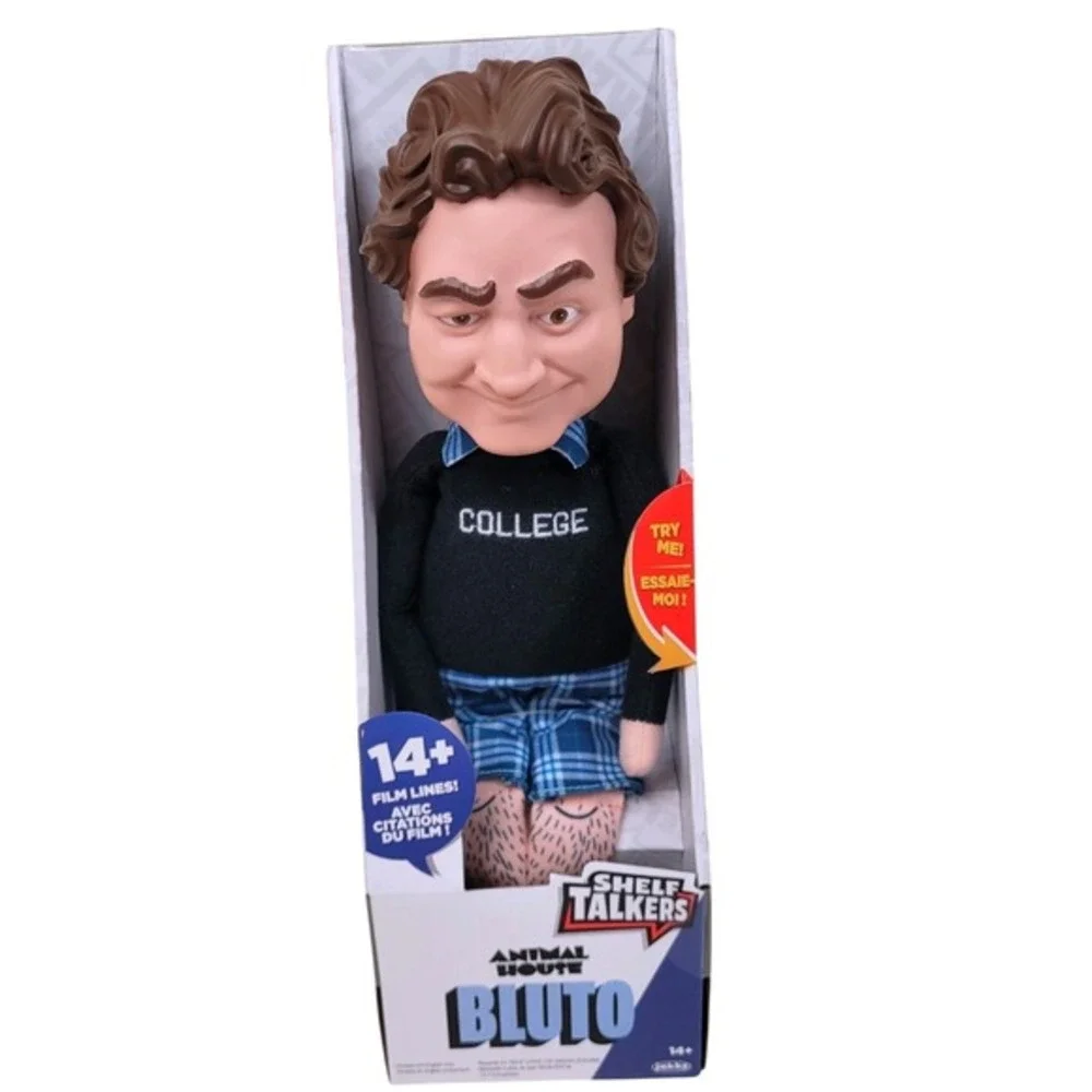 Animal House Bluto Doll 14+ Film Lines Talking Collectible Toy‎ - Shelf Talkers
